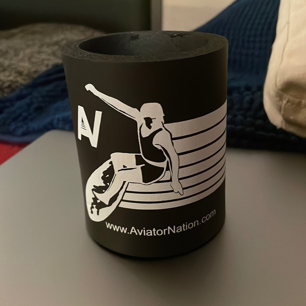 Aviator Nation drink koozie surf venice soda beer